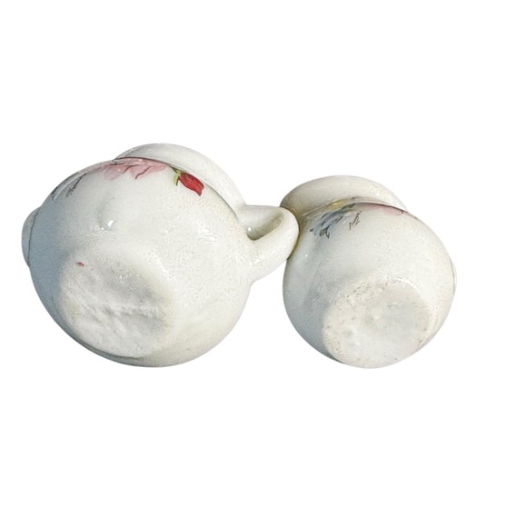 Floral Miniature Tea Set with Gold Accents - Picture 7 of 9